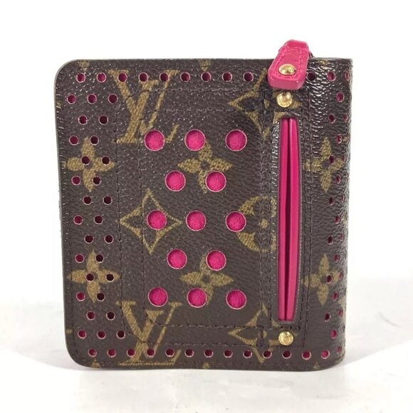 LOUIS VUITTON M95188 MonogramPerfo Compact zip Compact Wallet Folded wallet - Picture 2 of 15